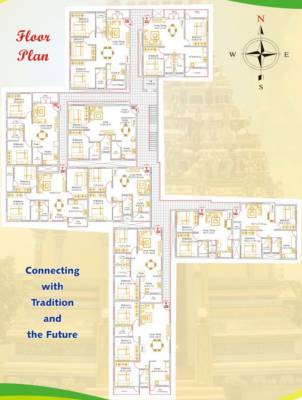  elegant-suraksha Tower A Cluster Plan