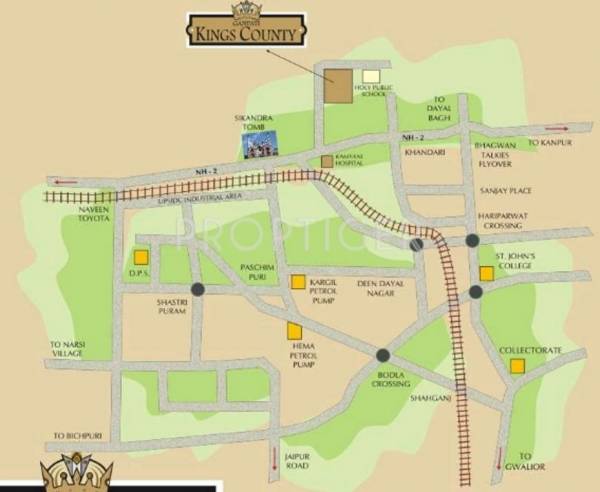 Ganpati Kings County Location Plan