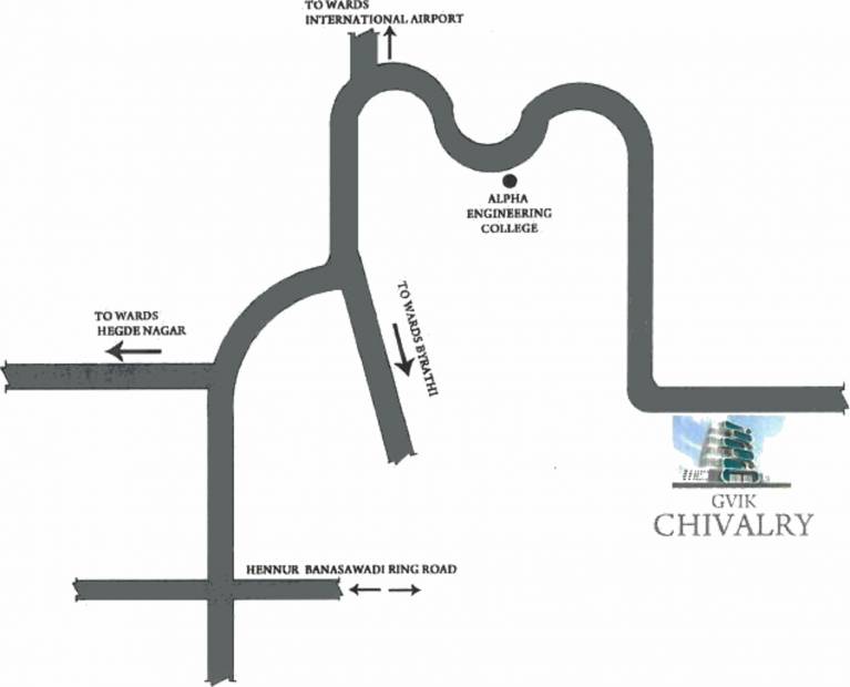 Images for Location Plan of GVIK Housing Projects Bangalore Chivalry