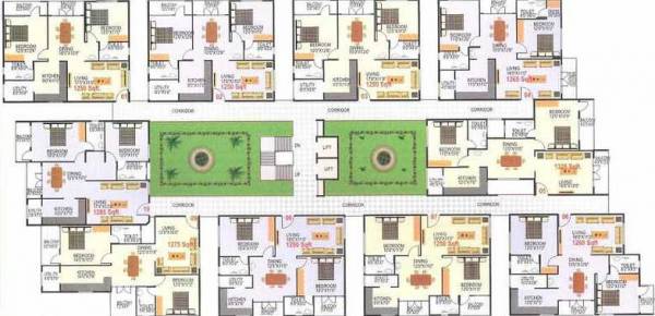  classic-apartment Typical Floor Plan