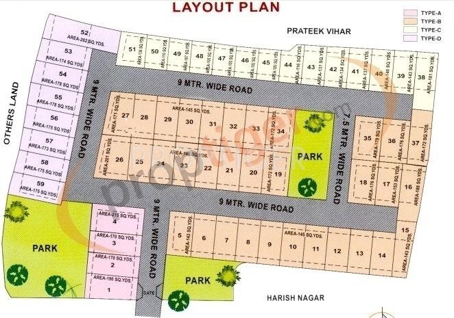 Anupam Housing Greens Layout Plan