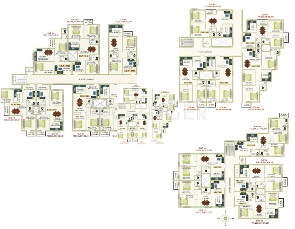 Images for Cluster Plan of Essen Krishna Priya Residency