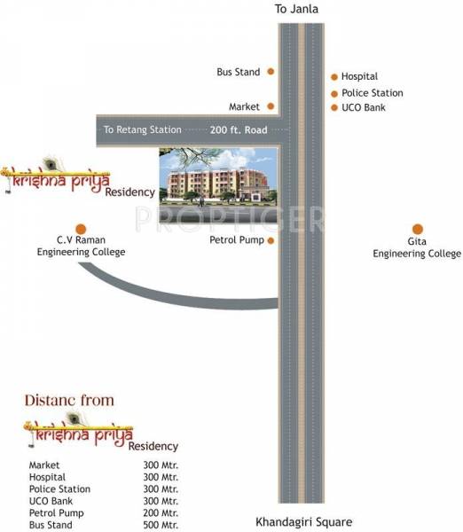 Images for Location Plan of Essen Krishna Priya Residency