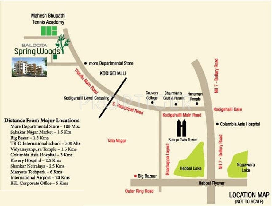 spring woods Images for Location Plan of Baldota Spring Woods
