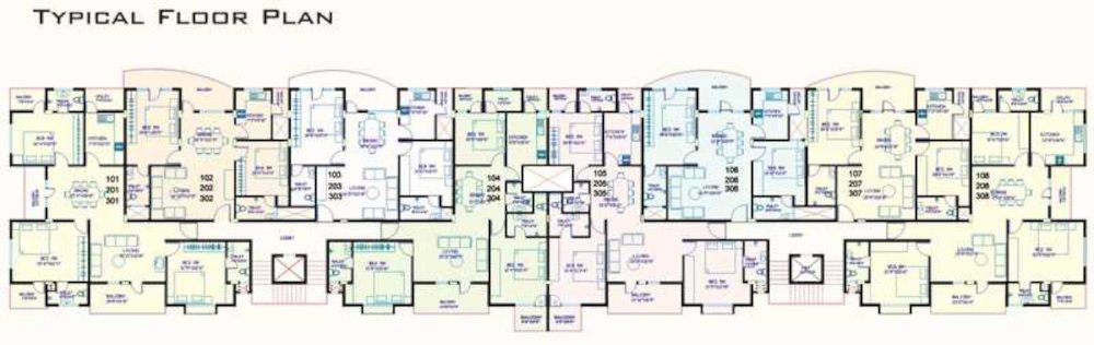  monalisa apartment Cluster Plan