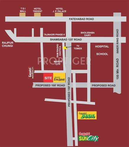 Images for Location Plan of Gayatri Developwell Signature signature Images for Location Plan of Gayatri Developwell Signature