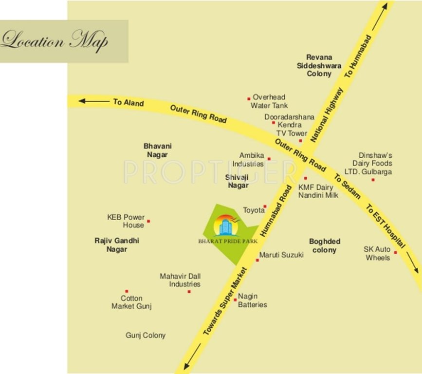 Images for Location Plan of Bharat Dall and Oil Bharat Pride Park