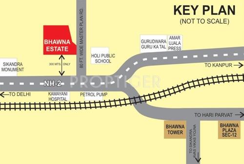 Location Plan Bhawna Housing Estate Apartment Location Plan