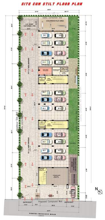 Images for Cluster Plan of Green Valleys Lotus
