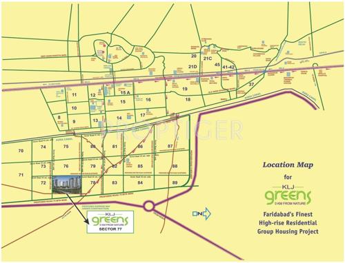 Images for Location Plan of KLJ Greens greens Images for Location Plan of KLJ Greens