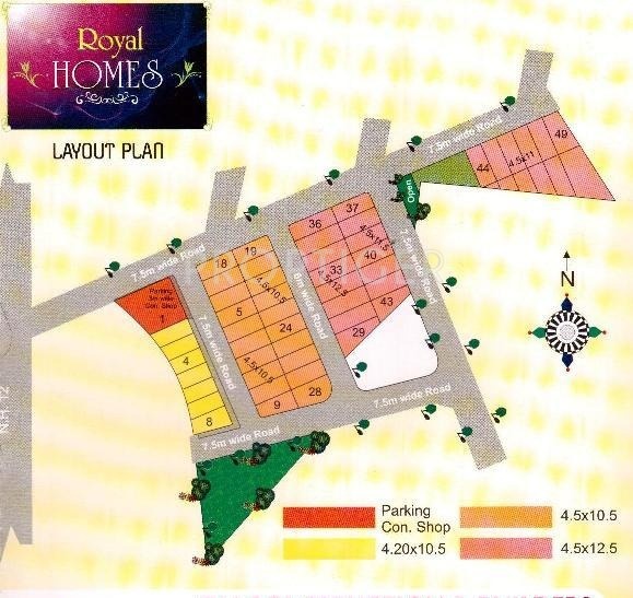 Images for Layout Plan of Om Construction And Builder Royal Homes