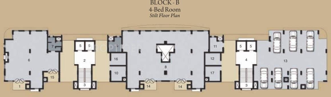 Images for Cluster Plan of Aryan Infrastructure Tamarind Terraces