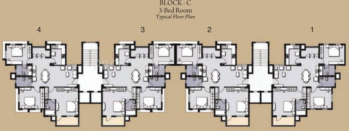 Images for Cluster Plan of Aryan Infrastructure Tamarind Terraces
