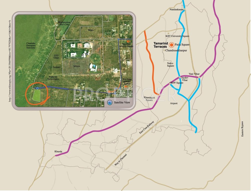 Images for Location Plan of Aryan Infrastructure Tamarind Terraces