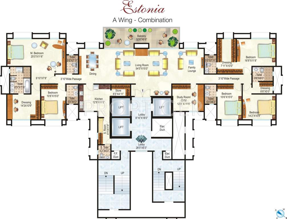 heritage Images for Cluster Plan of Hiranandani Heritage