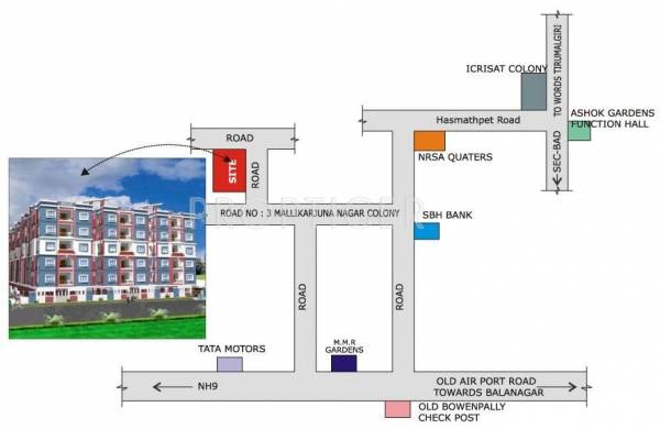 Images for Location Plan of Sri Sreevaari Builders Sreevaari Vihar