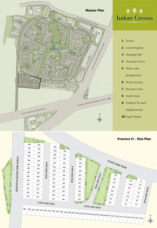 greens Images for Master Plan of Emaar Greens