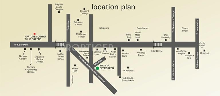 Images for Location Plan of Soumya Evergreen