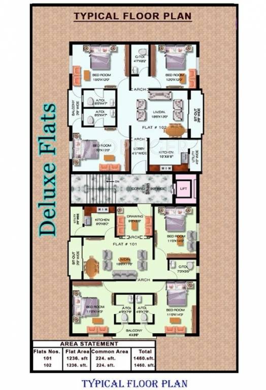 Images for Cluster Plan of Trust Tower 2 Residency