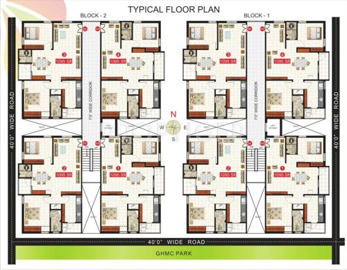  residency Images for Cluster Plan of Green Residency