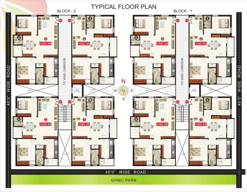  residency Images for Cluster Plan of Green Residency