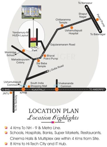  residency Images for Location Plan of Green Space Residency
