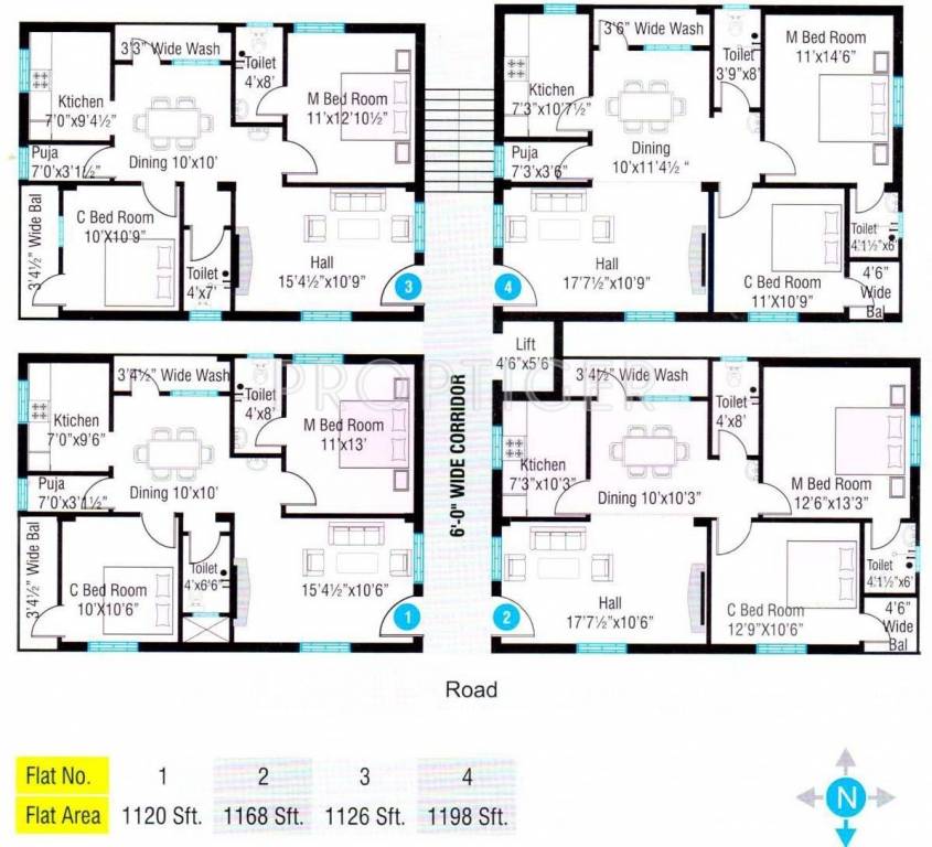Images for Cluster Plan of Keerthi Construction Vinayaka And Sai Keerthi Residency