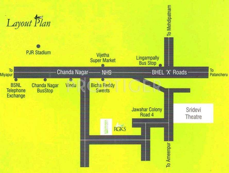 Images for Location Plan of Keerthi Construction Vinayaka And Sai Keerthi Residency