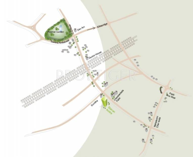 Images for Location Plan of Sambhav Infrastructure Stavan Anitra