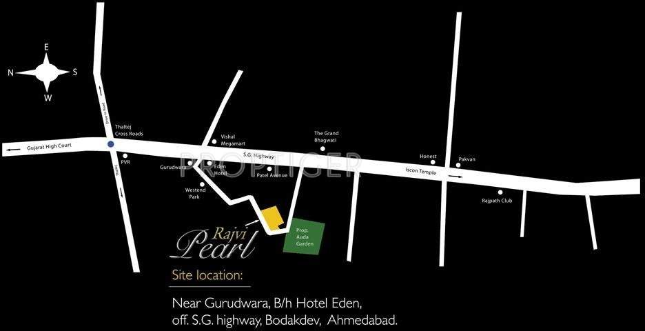 Images for Location Plan of Shivam Builders Pvt Ltd Rajvi Pearl