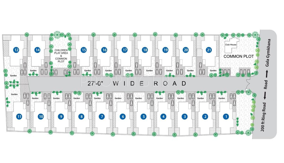 Shivam Builders Pvt Ltd Rajvi Sapphire Layout Plan