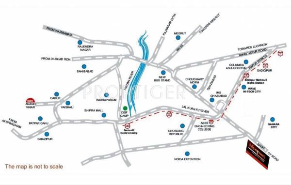 Images for Location Plan of Aarvanss Infrastructure Sri Sai Heritage