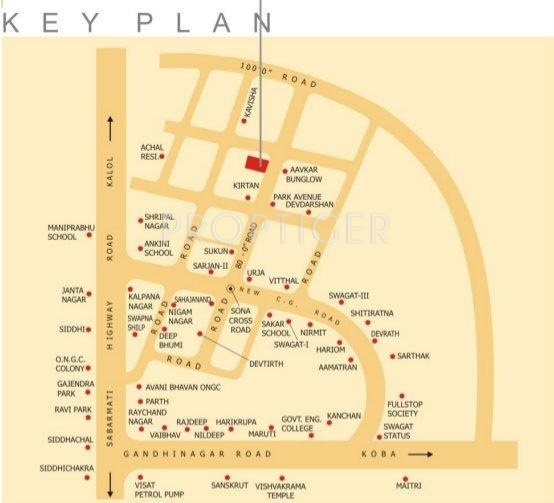 Images for Location Plan of Rushabhdev Infrastructure Sharan Residency
