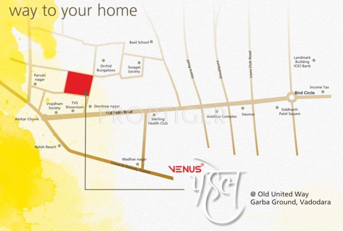 pahel Images for Location Plan of Venus Venus Pahel