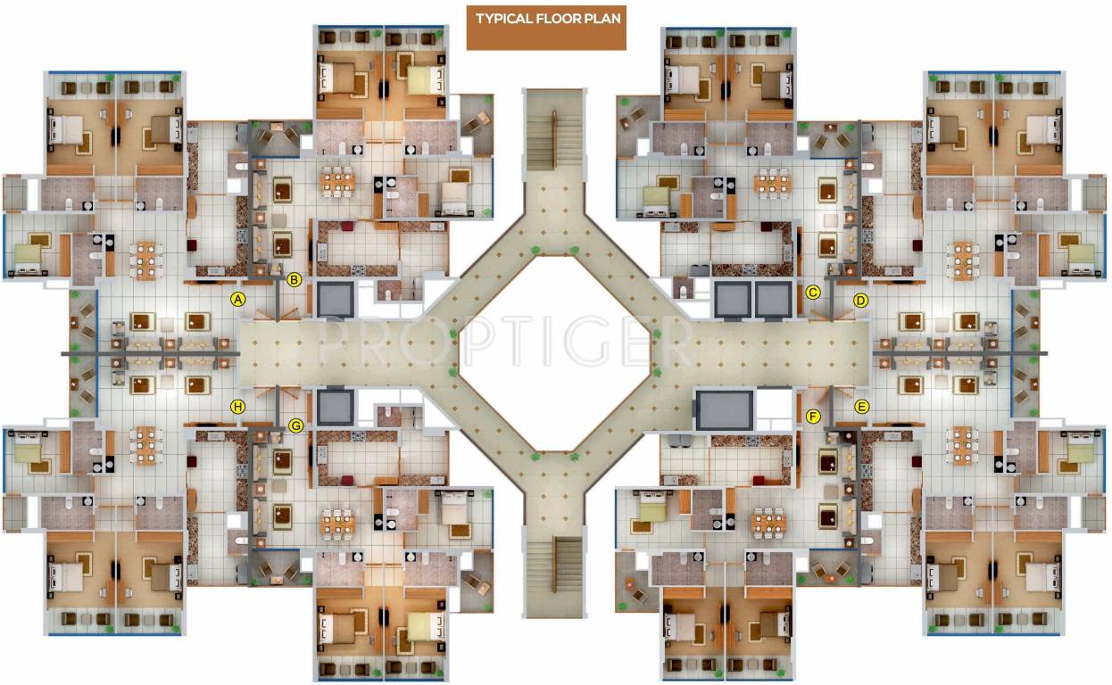 Images for Cluster Plan of Joyalukkas Gold Tower