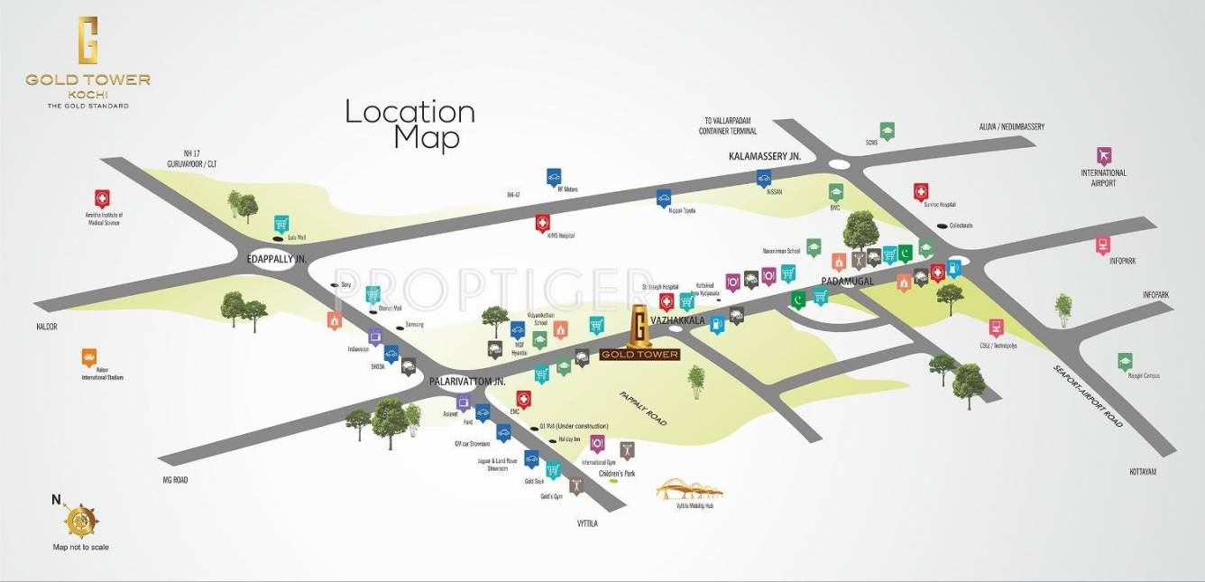 Images for Location Plan of Joyalukkas Gold Tower