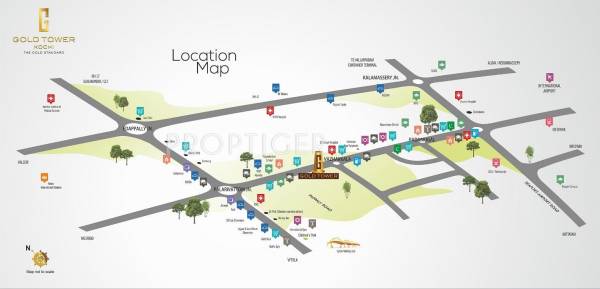 Images for Location Plan of Joyalukkas Gold Tower Images for Location Plan of Joyalukkas Gold Tower