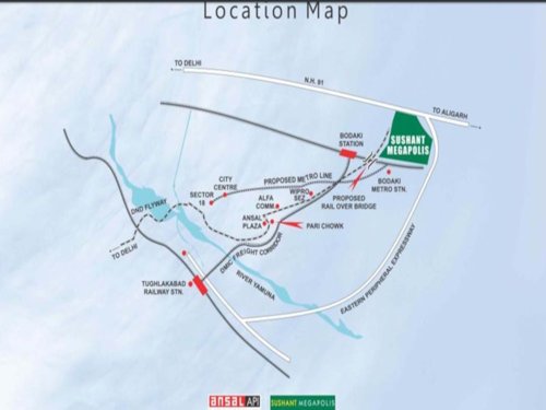  megapolis-independent-terraces Location Plan