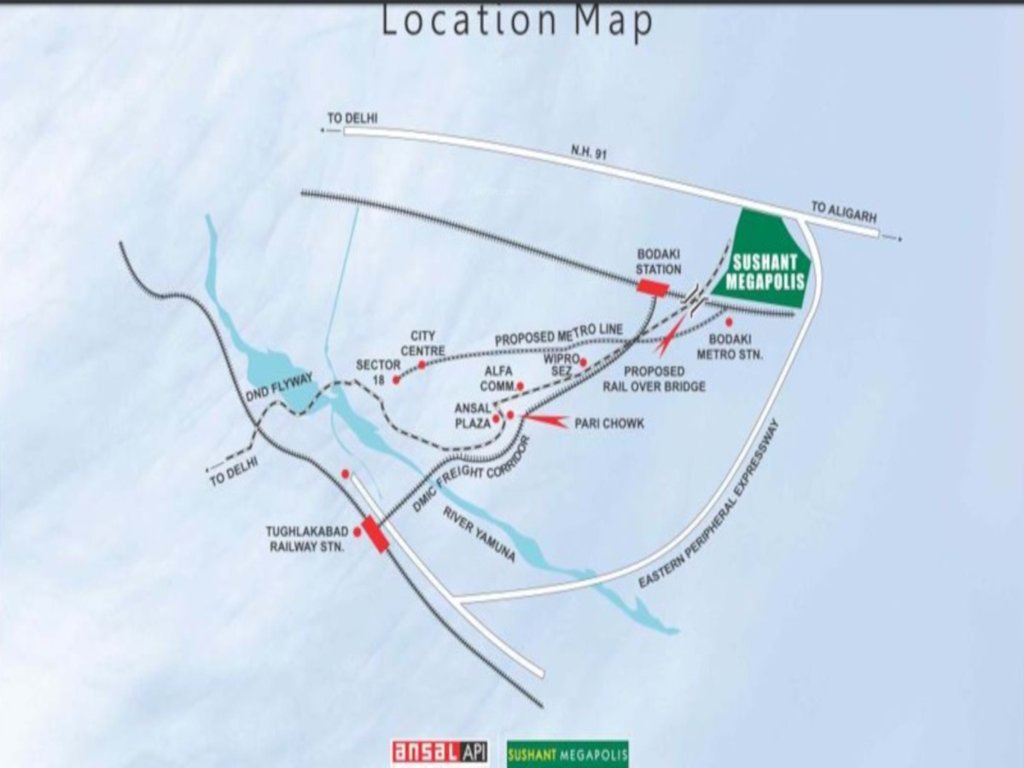  megapolis independent terraces Location Plan