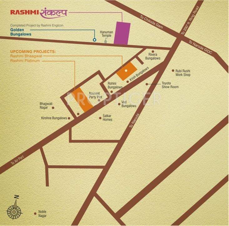  sankalp Images for Location Plan of Rashmi Sankalp