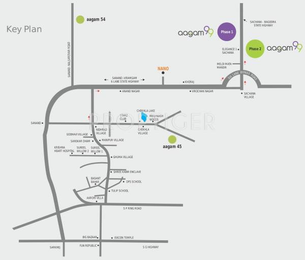 Images for Location Plan of Aagam 99 Phase 1
