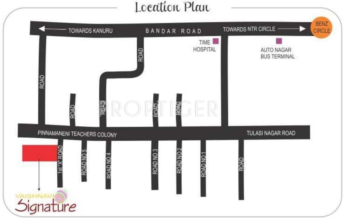 Vaishnavi Estate Signature Location Plan