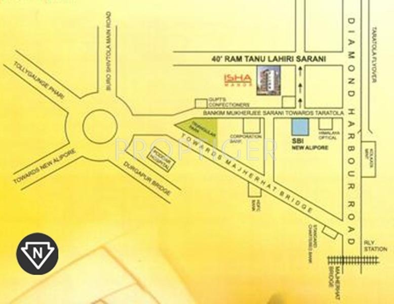 Images for Location Plan of Isha Group Isha Manor