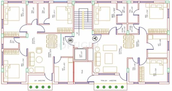 Images for Cluster Plan of Isha Group Isha Enclave