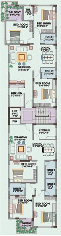 Images for Cluster Plan of Isha Group Duke Manor