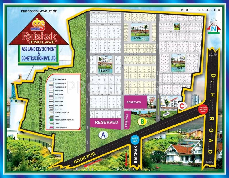 Images for Layout Plan of ABS Raichak Enclave