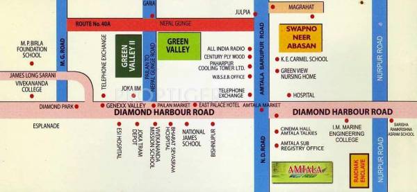 ABS Land Development Swapnoneer Abasan Location Plan