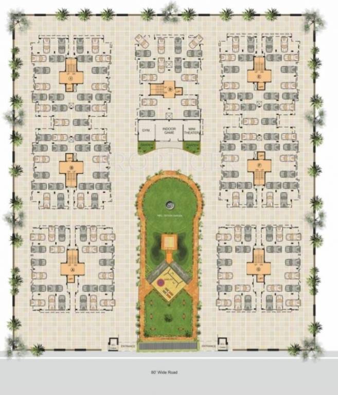 Images for Cluster Plan of Sambhav Infrastructure Stavan Ample