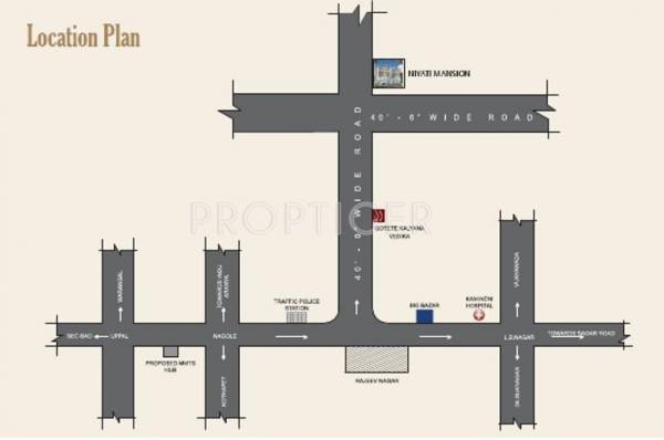 Images for Location Plan of Umas Developers Niyati Mansion