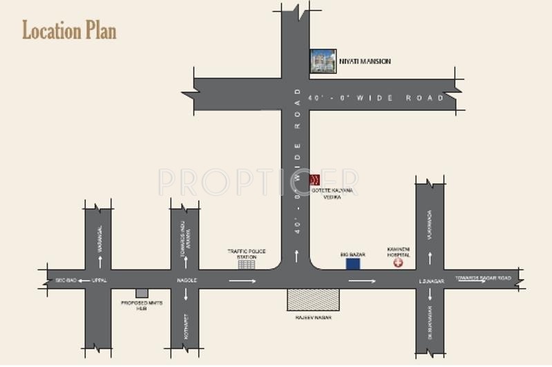 Images for Location Plan of Umas Developers Niyati Mansion